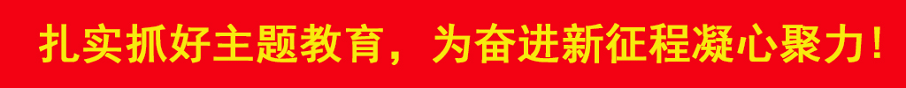扎實抓好主題教育，為奮進新征程凝心聚力